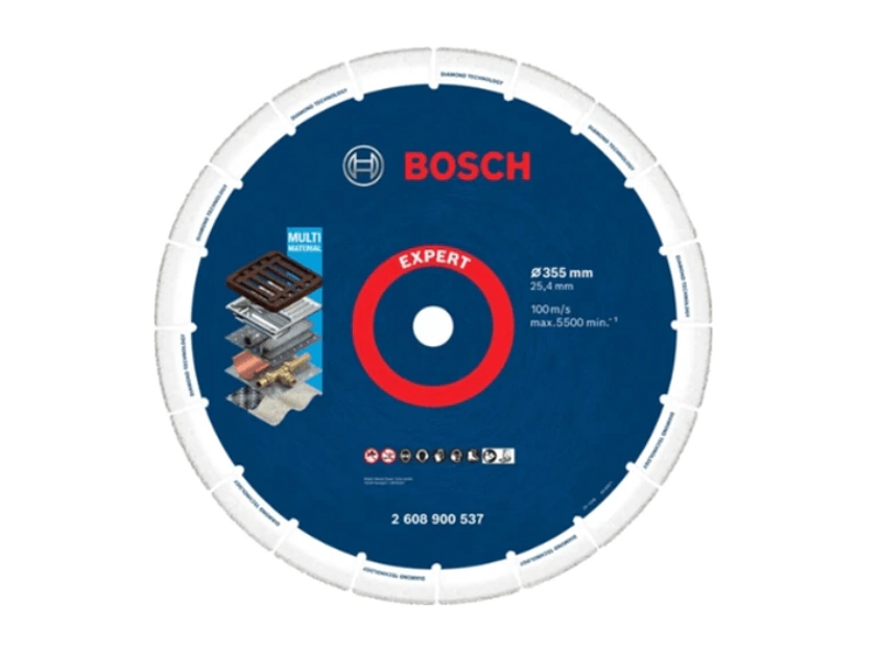 Disco de corte Bosch multimaterial para metal 355mm (2608900537)