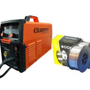 [Combo Lüsqtoff A] Soldadora inverter Lüsqtoff Mma-Mig (EVO MIG-175) + 2 Rollos de alambre flux Dogo 0.8mm X 0.900Gr (DOG25612)