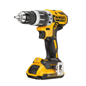 Taladro percutor DeWalt 20V 13mm VVR Brushless + 2 baterías (DCD796 D2)