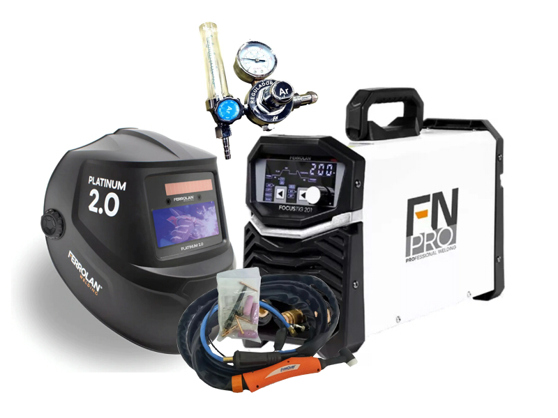 Soldadora HF FNPRO con regulador (FOCUSTIG 201 | FT201HF)