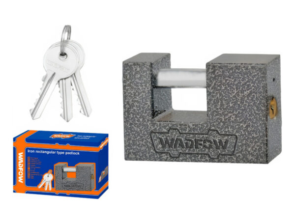Candado de hierro Wadfow rectangular 80mm (WPD7580)