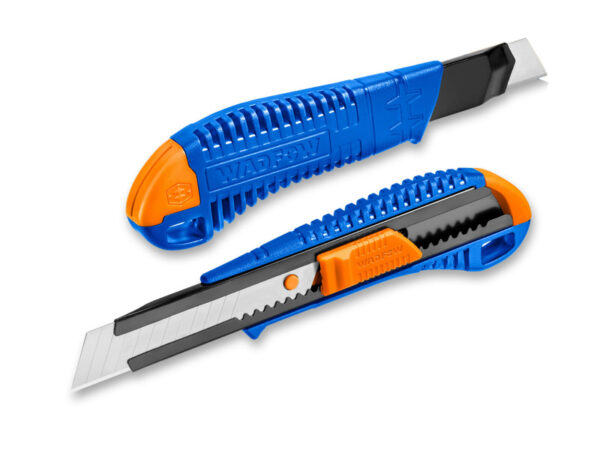 Cutter plástico Wadfow 18 x 100mm c/guías met. (WSK3913)